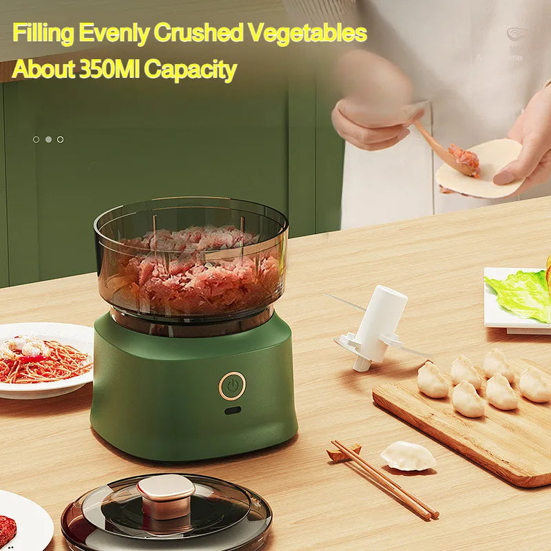 350ml Mini Kitchen Food Processor Multifunctional Cordless Electric Meat/Garlic Grinder Household Baby Food Processor