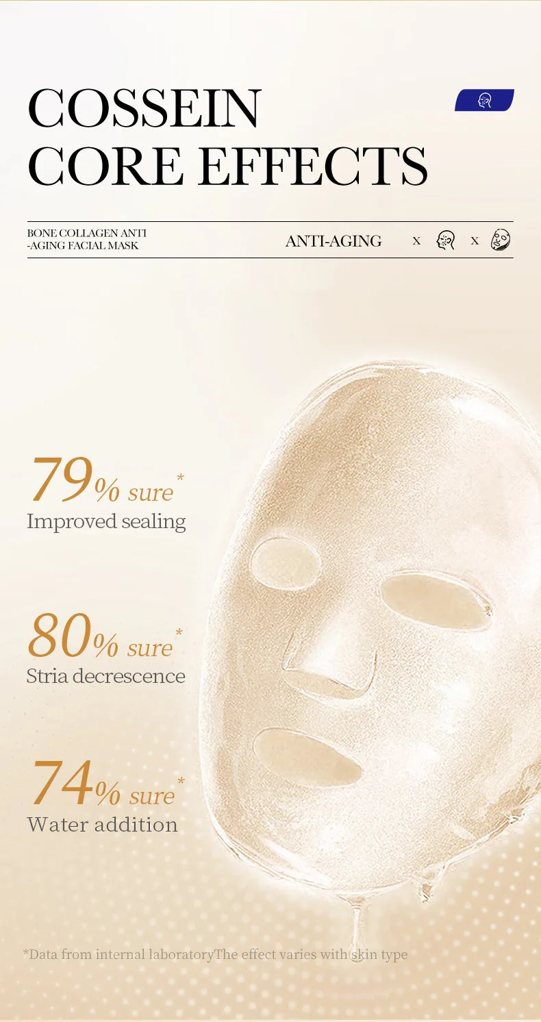 10pcs Anti-wrinkle Collagen Face Mask Moisturizing Anti-aging Wrinkle Whitenting skincare Face Sheet Mask Facial Masks Skin Care