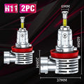 3D H7 H1 LED Car Headlight Bulb H11 H4 Canbus 3000W 4000000LM Light for Car 360 Turbo LED Mini HeadLamp Wireless with Fan 6000K