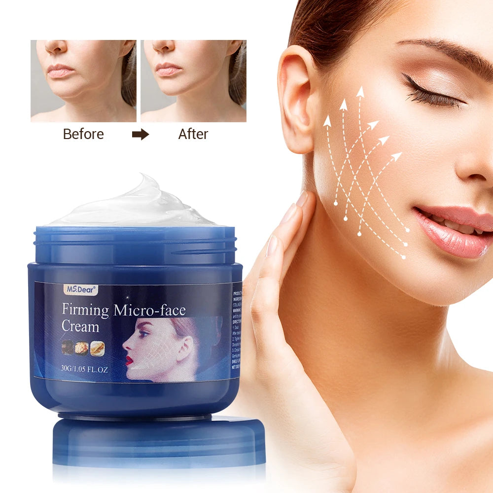 2Pcs Firming Face-lift Slimming Cream V-Shape Slimming Removal Masseter Muscle Double Chin Face Fat Burning Anti-Wrinkle Product