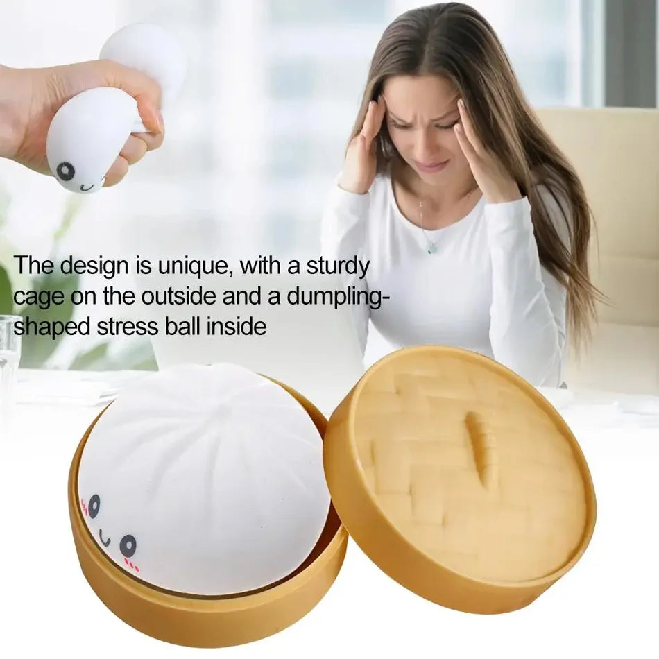 Glitter Dumpling🔥🔥🔥 Squishy Squeeze Toy With Packaging Box Stress Relief Sensory Decompression Toy