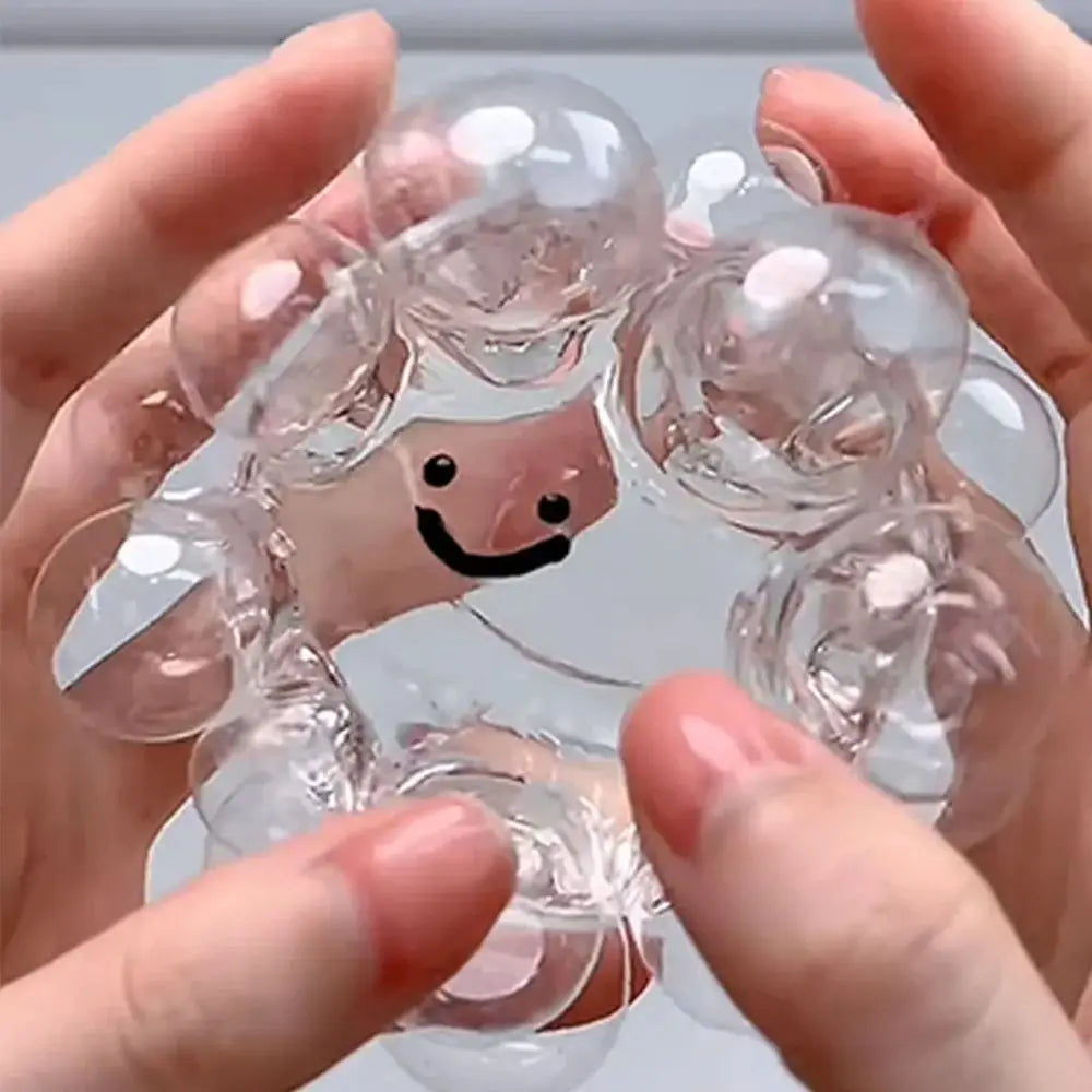 Realistic🔥🔥🔥 Solid Bubble Octopus Pinching Toy Simulation Squeezing Acne Water Ball Squeeze Toy Creative Stress Relief Toy Gifts