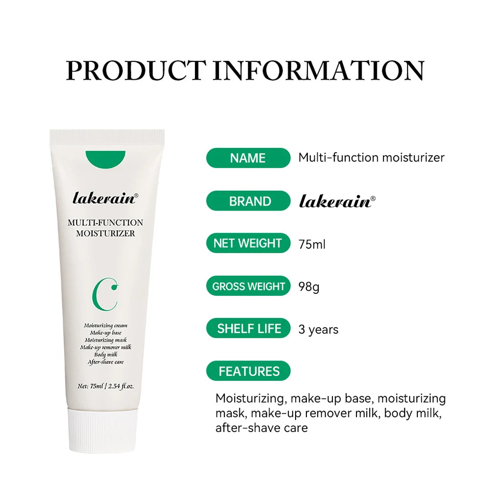 Lakerain Multifunction Moisturizer & Anti-Aging Face Cream, Rapid absorption, Fresh and not greasy, No burden on skin
