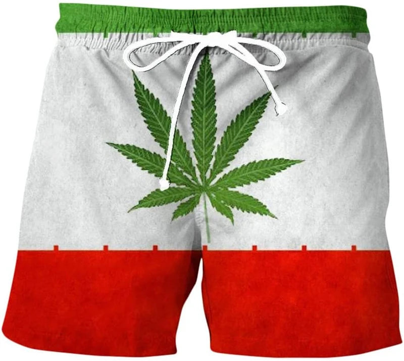 Men's Beach Shorts Oversized Casual Quick Drying Men's Swimming