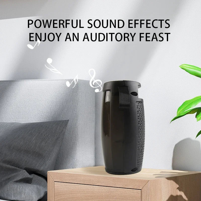 Bluetooth Wireless Speakers Powerful Portable Sound Box Subwoofer Car Audio Bass MP3 Player Sound System LED Lights
