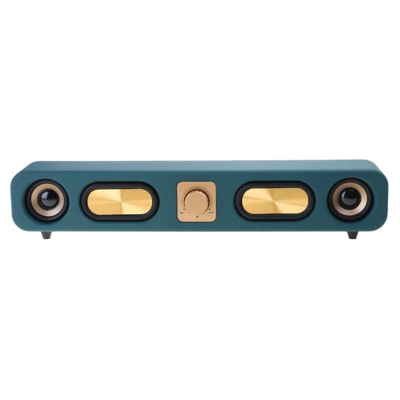 Bluetooth-compatible Speakers Wireless Sound Bar Speakers for Desktop Speakers Corded USB Connection for Monitors