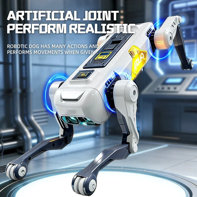 NEW AI RC Smart Robot Dog, Voice & APP Control, Programming, Dancing, Singing, 1200mAh Battery，for Kids Gift & Companion