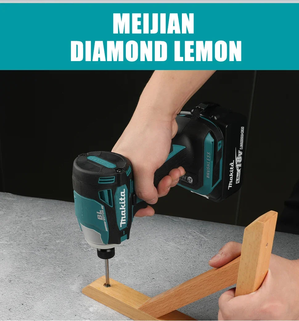 Makita DTD172 Professional Impact Driver 180N·m Max Torque Ideal For Heavy-duty Woodworking And Construction Projects tools