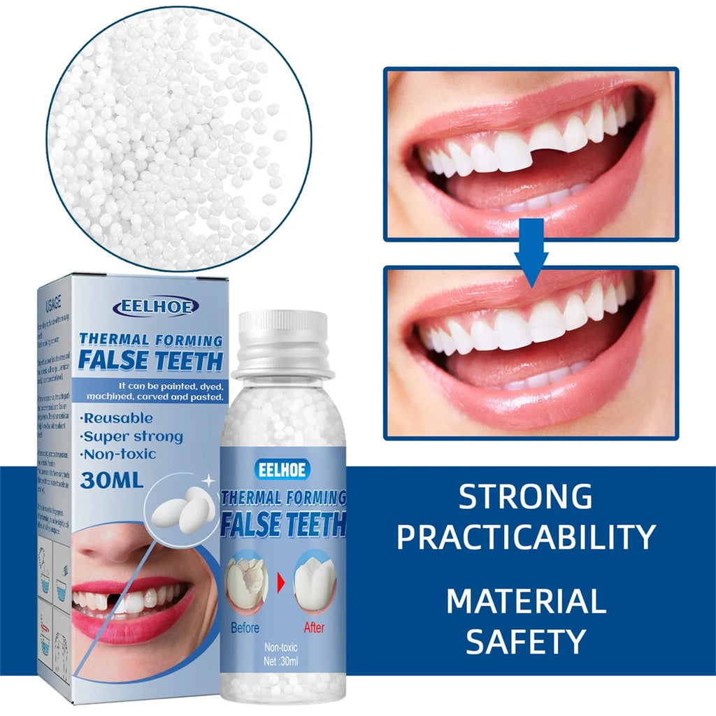 Tooth Repair Glue Shapeable Teeth Gaps Filling Solid Glue Temporary Teeth Repair Falseteeth Glue Safety Dental Supplies