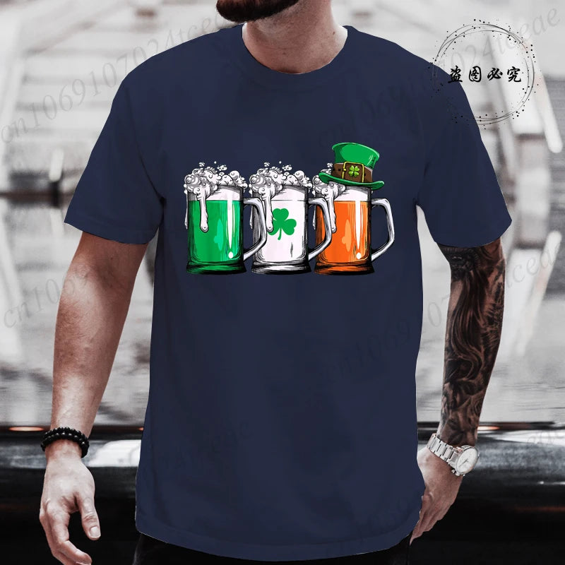 St. Patrick's Day Men's T-Shirts short Sleeve
