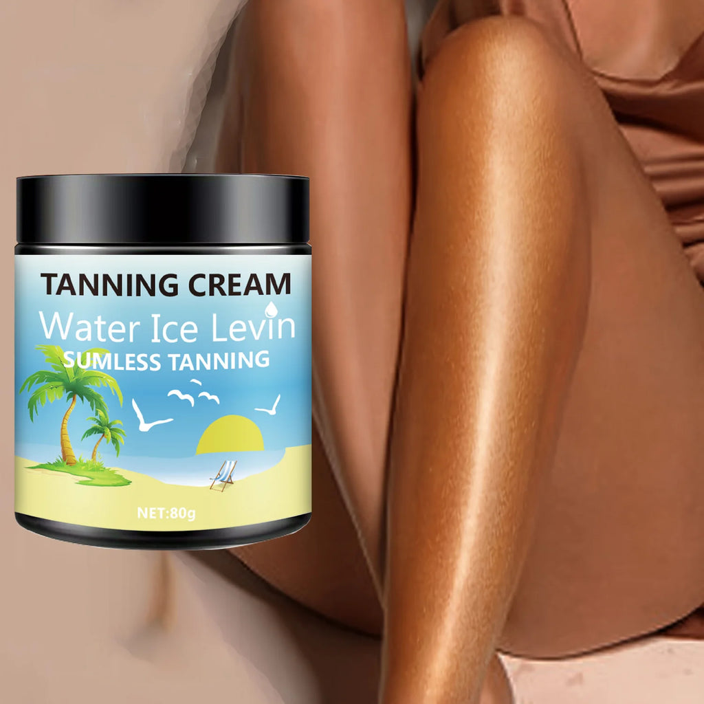 Shea butter Tanning Lotion, Shea Butter and Coconut Oil, Deeply Moisturizing, Fast Absorbing, Non-Greasy