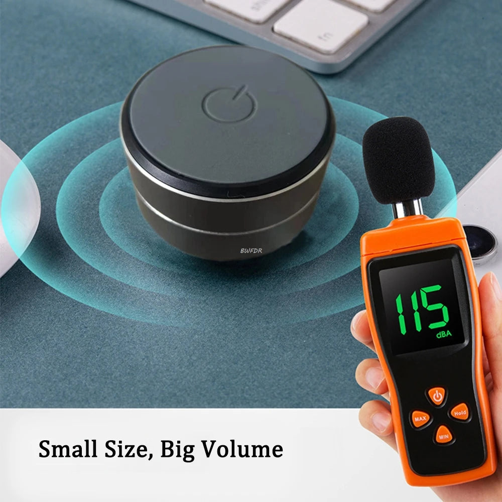 Wireless Bluetooth Vibration Speakers Mini Bone Conduction Speaker Stereo Audio Digital TWSDropshipping Portable Metal Speaker