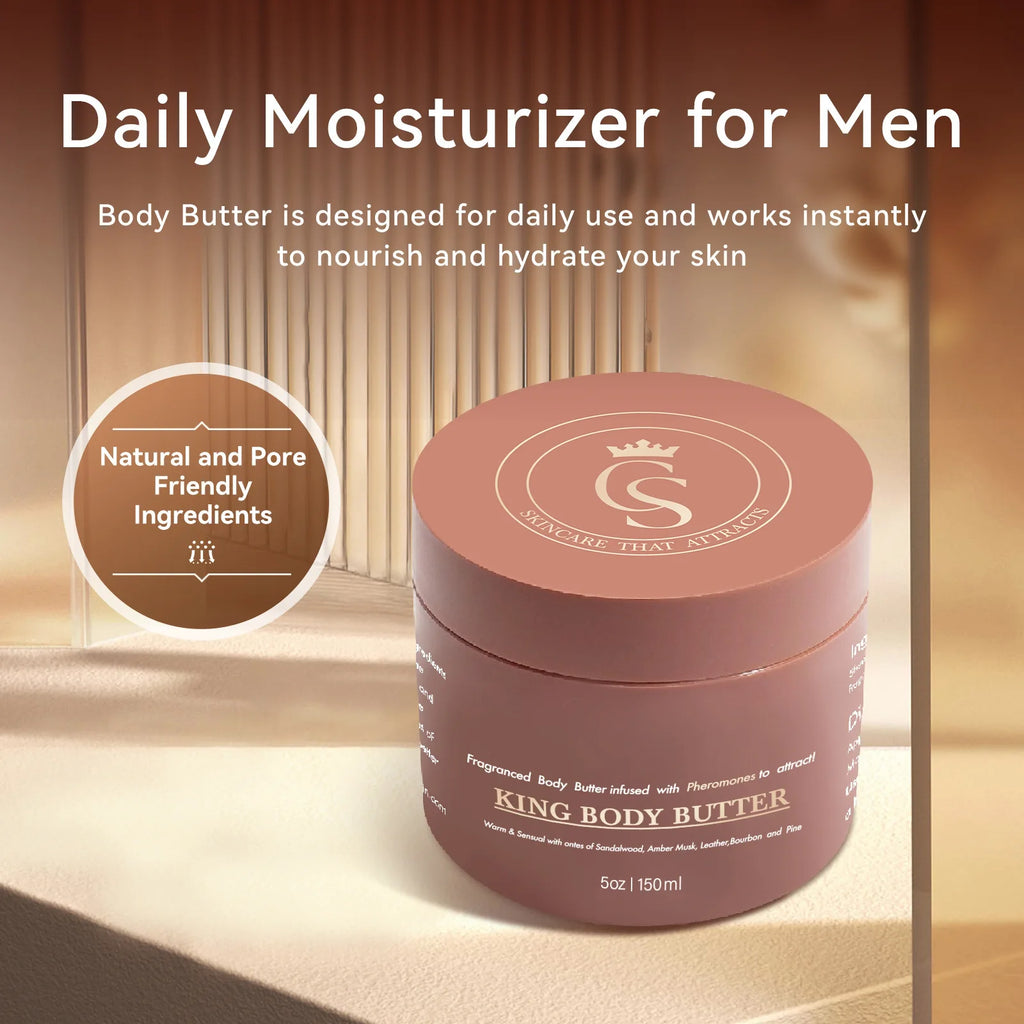 New Hot selling King Cologne Body Butter Moisturizing Cream