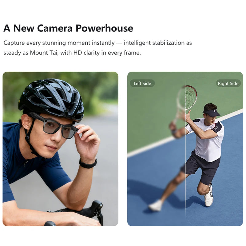 2026 New AI Smart Glasses Anti-Shake Photography AI Interaction Calling Listening to Music Translation Fashionable Smart Glasses