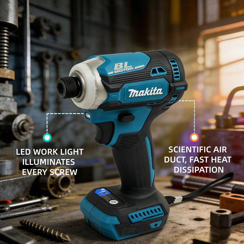 MAKITA impact driver DTD171 Rechargeable 18V high power brushless lithium screwdriver high torque electric driver