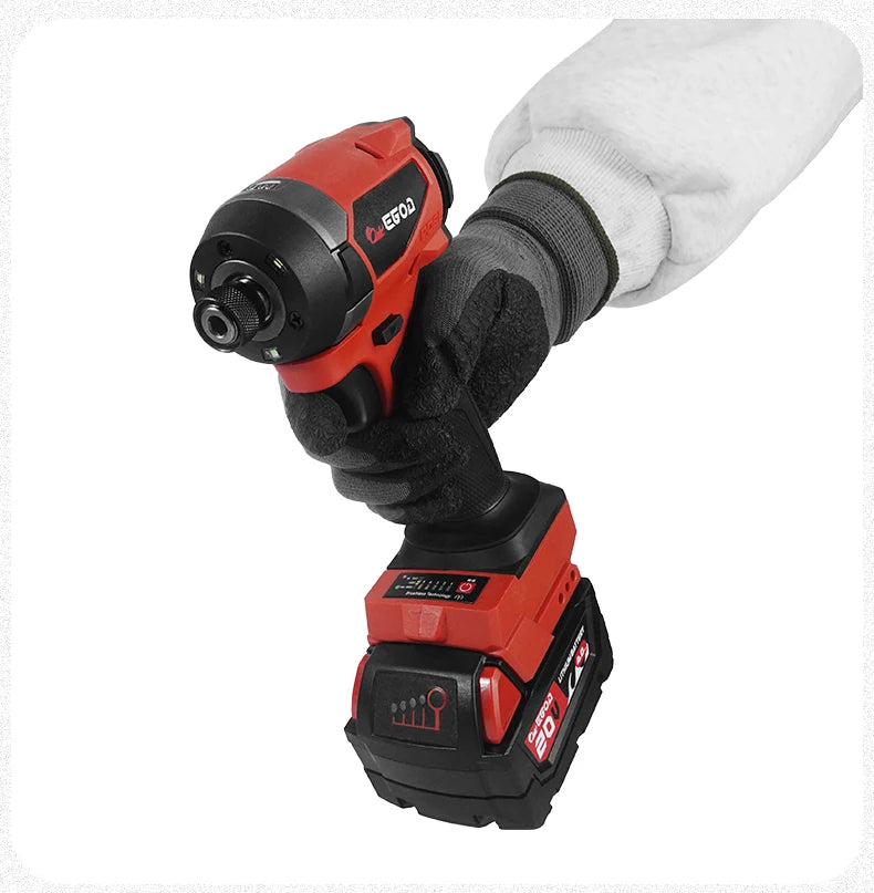 Electric Goddess Impact Driver 160NM Electric Driver For 20V Milwaukee Lithium Battery Brushless screwdrivers Power Tool ﻿