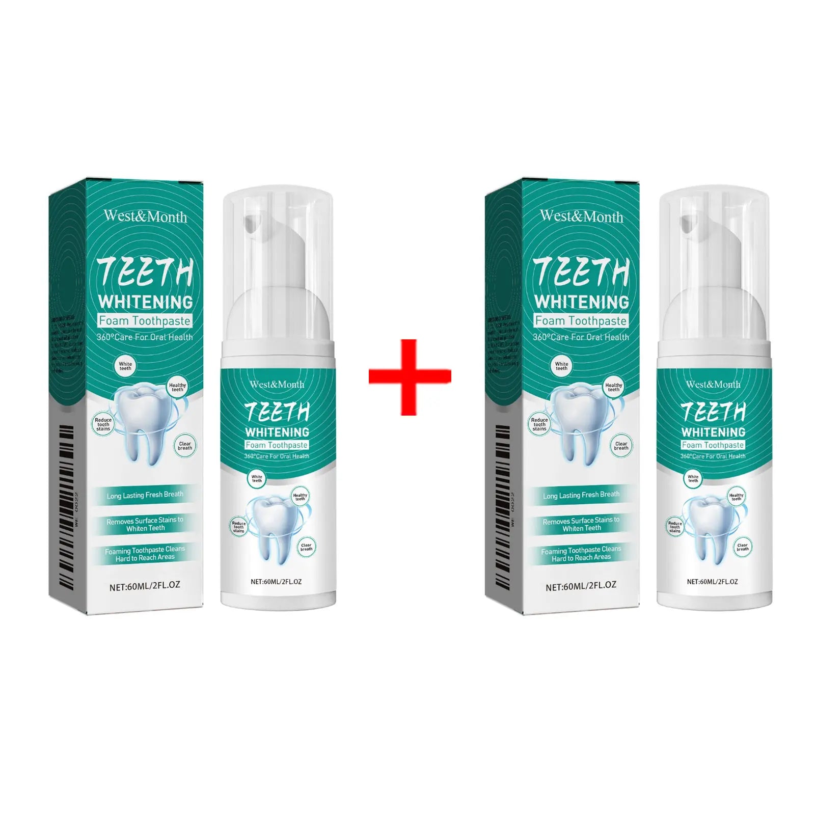 Whitening Foam Toothpaste Cleansing Prevent Cavities Remove Plaque Protect Gum Oral Health Freshen Breath Teeth Repairing Mousse