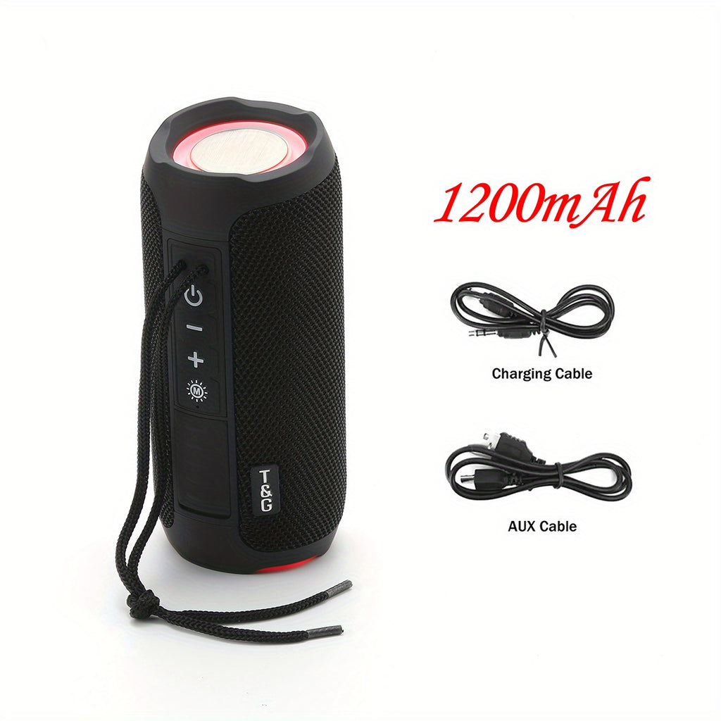 T&G227 Wireless Bluetooth Speakers Portable BT Speaker With Stereo Sound & IPX6 Waterproof Showerproof For Party Beach Camping