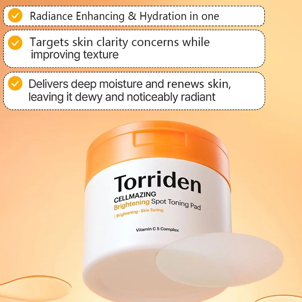 Torriden Cellmazing Brightening Spot Toning Pads (70 Pads),Nourishing,Refreshing & Skin Balance,Korean Skincare,Korean Makeup