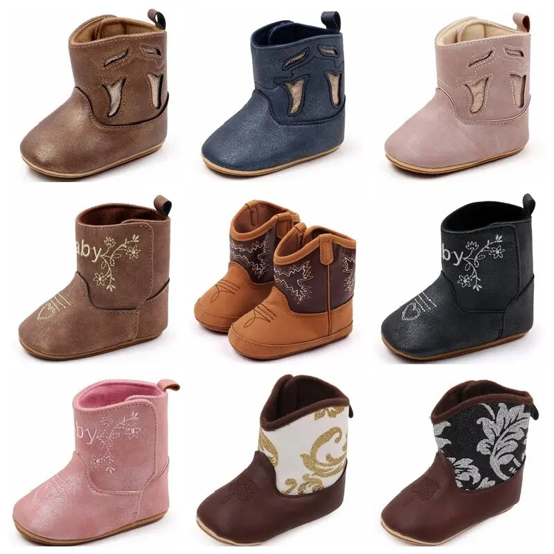 Baby Girls and Boys Spring and Autumn Booties Fashion Design Non-slip High Quality Multiple Styles Indoor Outdoor Walking Shoes