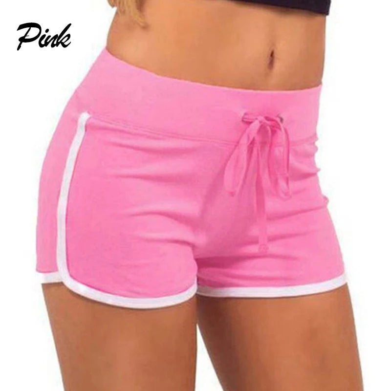 1pc Women Sports Yoga Shorts Skinny Patchwork Casual Tight Shorts Fashion Sexy Summer Girls Running Short Pants Gym Hip Training