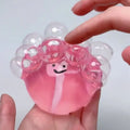 Realistic🔥🔥🔥 Solid Bubble Octopus Pinching Toy Simulation Squeezing Acne Water Ball Squeeze Toy Creative Stress Relief Toy Gifts
