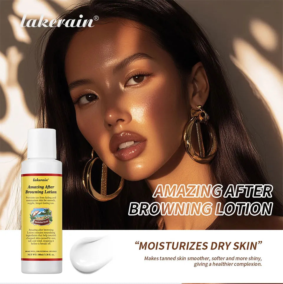 Tanning Body Lotion Long Lasting Waterproof Sweat-proof Tanning Booster Lotion Non-greasy Natural Self Tanner Lotion Makeup