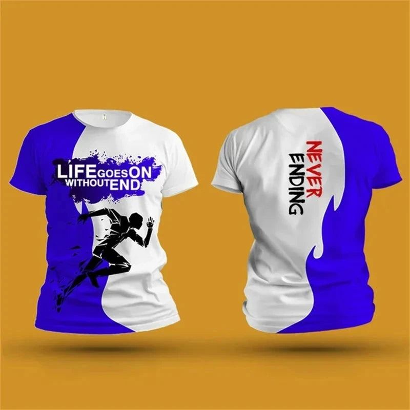 Men's T shirt Outdoor Fitness  Sports T-Shirts