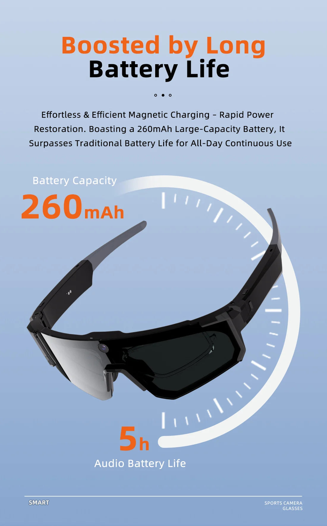 2026 New AI smart shooting&recording glasses with 800W camera, HD anti-shake bicycle riding shooting artifact, windproof goggles