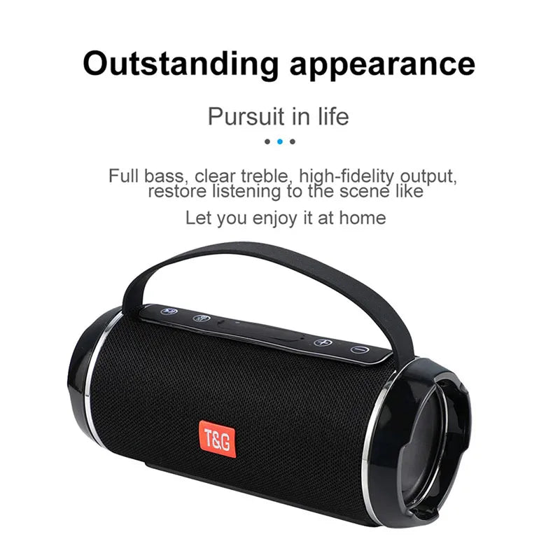 New Bluetooth Speaker TWS Wireless Powerful Box Portable Outdoor Speakers Waterproof Subwoofer 3D Stereo Sound HandsFree Call