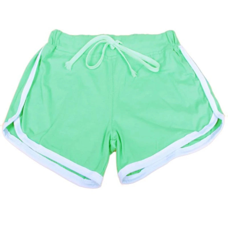 1pc Women Sports Yoga Shorts Skinny Patchwork Casual Tight Shorts Fashion Sexy Summer Girls Running Short Pants Gym Hip Training