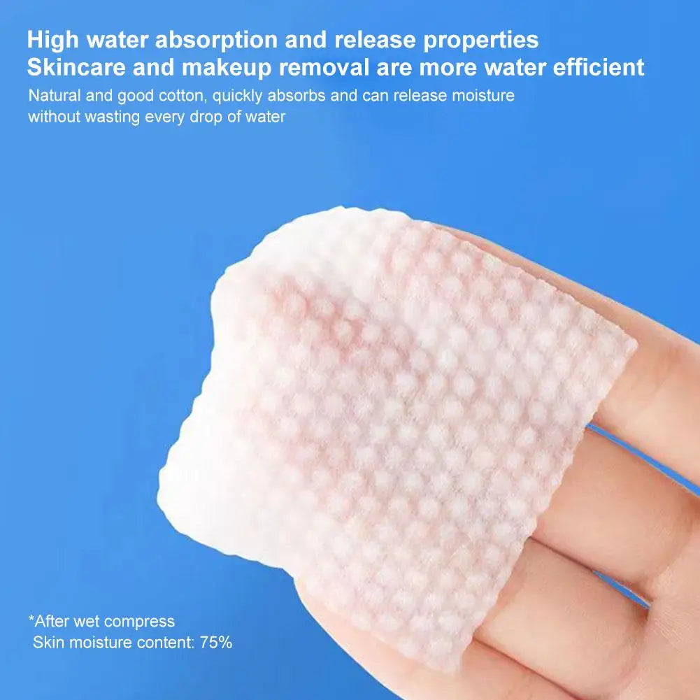 Pearl-Textured Makeup Cotton Pads Thick Pure Cotton Rounds for Makeup Removal Facial Toner Bulk Beauty Cotton Makeup Cotton