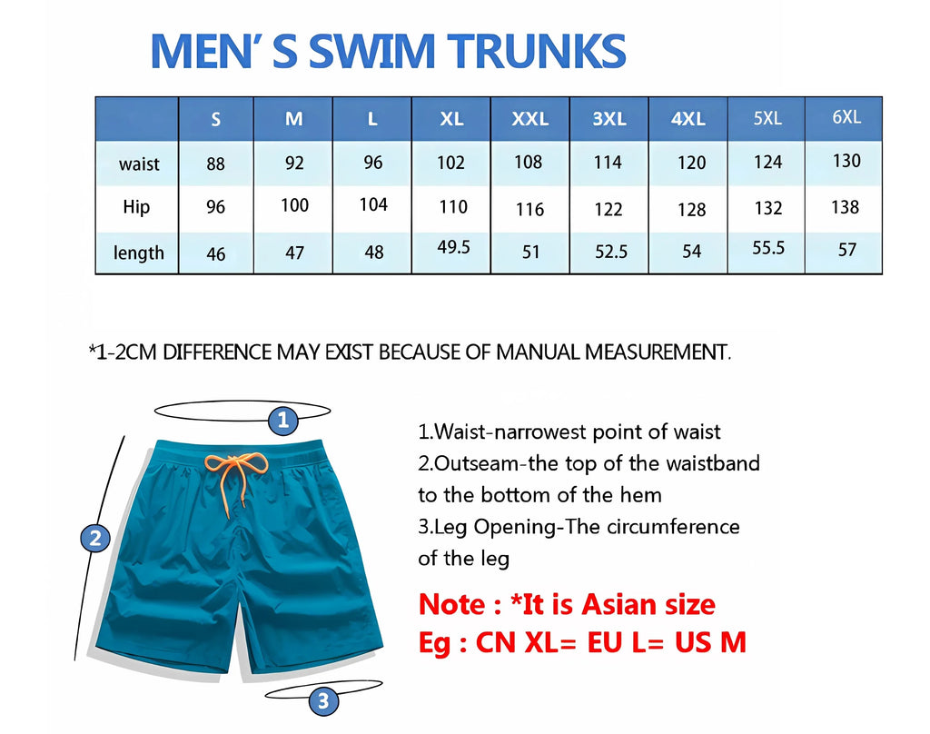 Men's Swimwear Shorts American Flag  USA Flag Swimsuit Sports Pants