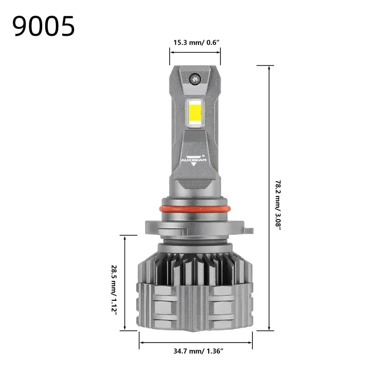 AUXBEAM 110W LED Headlight Bulbs H4 H7 H11 H13 9005 9006 9007 9012 6500K LED Bulbs Canbus Headlamp Bulbs