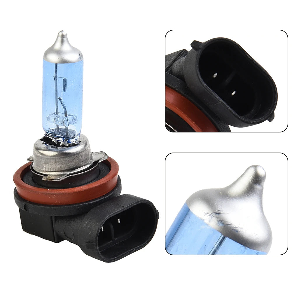 H11 Halogen Light 12V,55W,5000K Headlamp Bulb White Effect Lamp Car Xenon Lamp Headlight Fog Bulb Car Lights Fog Light Bulbs 1pc
