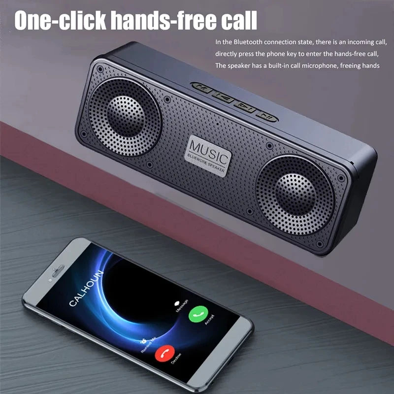 Mini Bluetooth-Compatible Speaker Wireless Smart Portable Speakers For Mobile Phone Audio Computer Convenient Radio