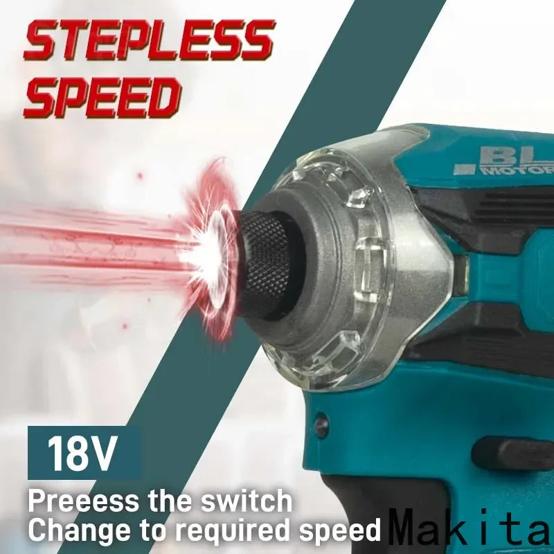 MAKITA impact driver DTD171 Rechargeable 18V high power brushless lithium screwdriver high torque electric driver