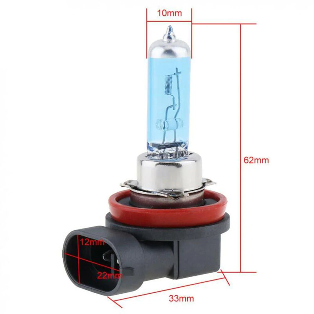 H11 Halogen Light 12V,55W,5000K Headlamp Bulb White Effect Lamp Car Xenon Lamp Headlight Fog Bulb Car Lights Fog Light Bulbs 1pc
