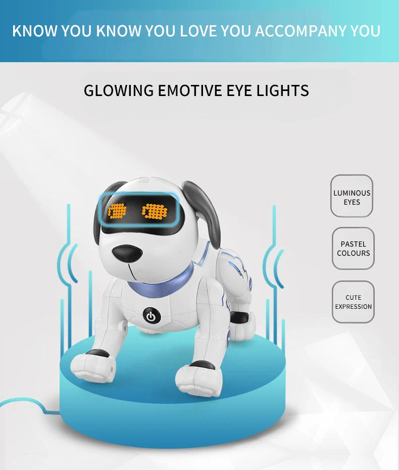 Children's AI Intelligent Pet Dog Intelligent Programming Voice Touch Sensing Mechanical Dog Robot Perfect Children's Gift