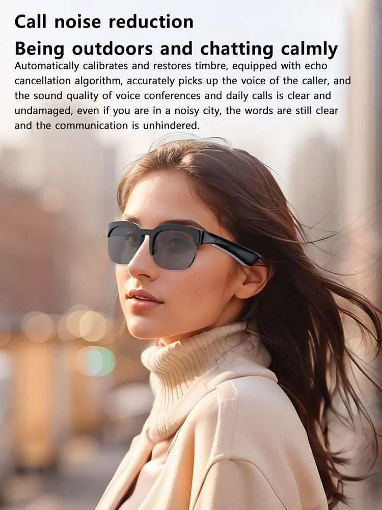 OnePlus AI Smart Glasses AI Translation HD Hands-Free Calling AI Chat Logging Music Playback 8K Smart Sunglasses