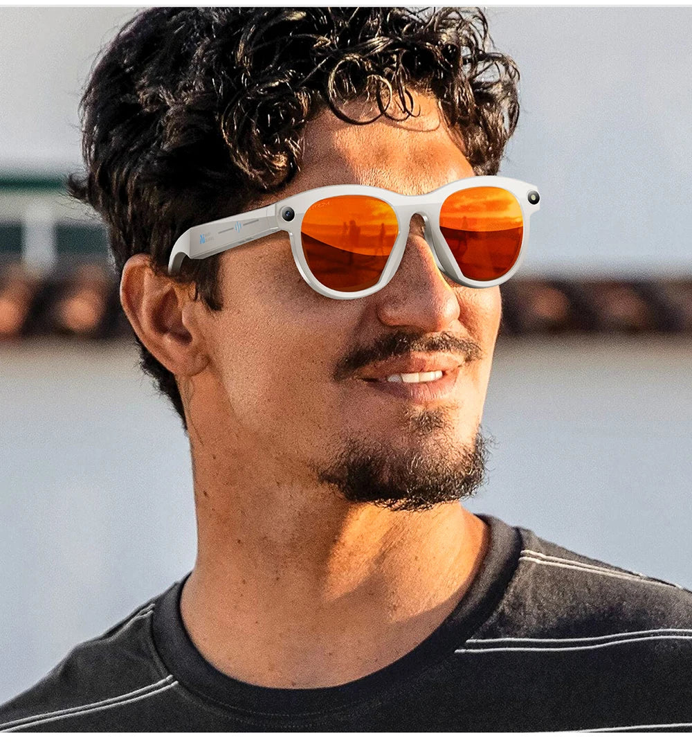2026 New AI Smart Glasses for Men Women HD Camera 1080P Video AI Voice Assistant Translation Music Playback Bluetooth Calling