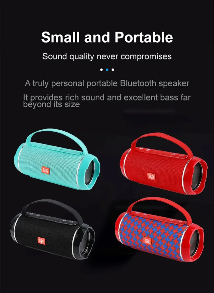 New Bluetooth Speaker TWS Wireless Powerful Box Portable Outdoor Speakers Waterproof Subwoofer 3D Stereo Sound HandsFree Call