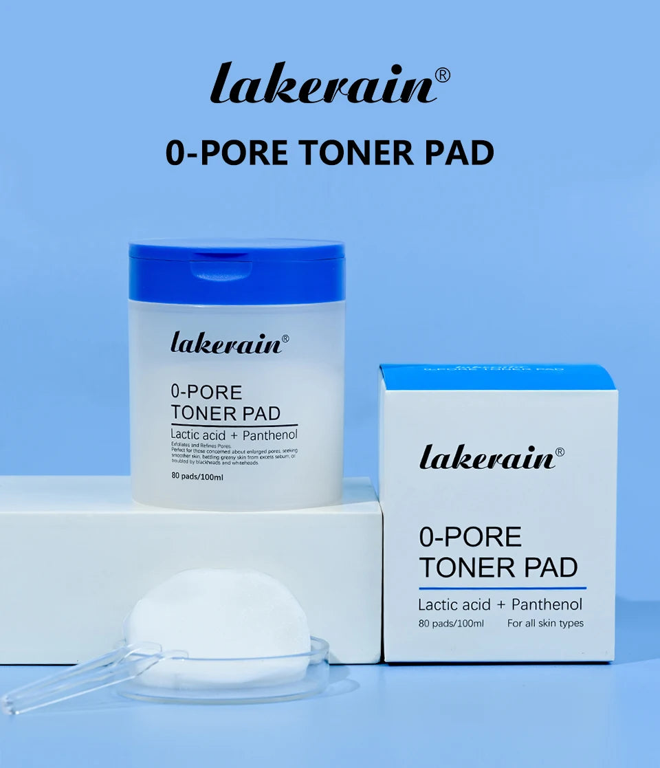 Dual-Textured Facial Toner Pads for Exfoliation and Pore Care