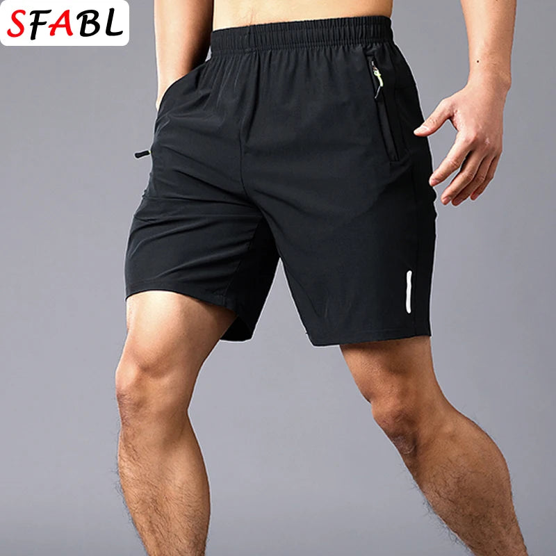 Thin Breathable Beach Short Pants Quick Dry Shorts Men's Football Soccer  Jogging Fitness