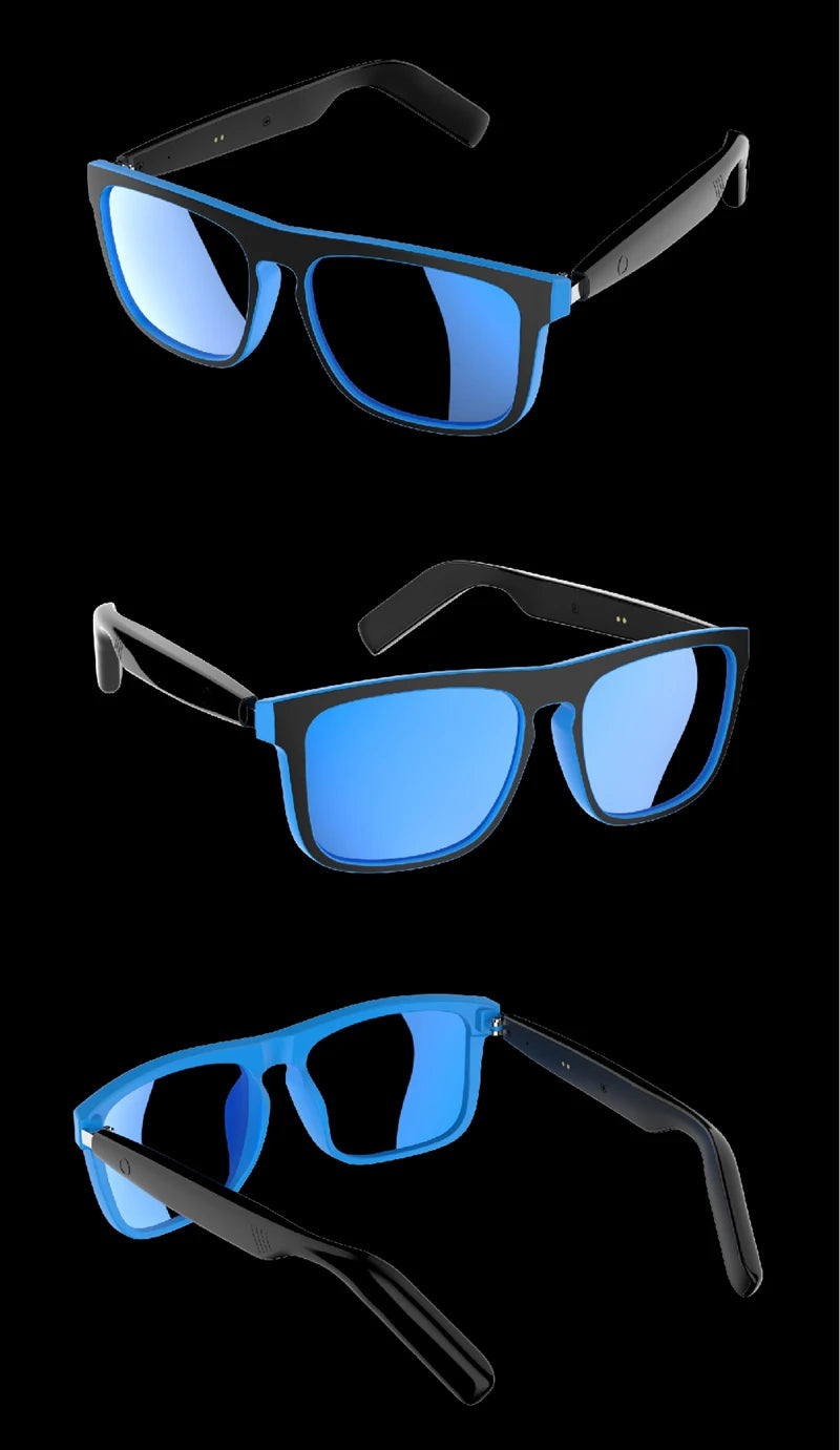 Lenovo AI Intelligent Sunglasses For Men And Women Polarized Anti Uv Sunglasses Air Conduction AI Intelligent Glasses