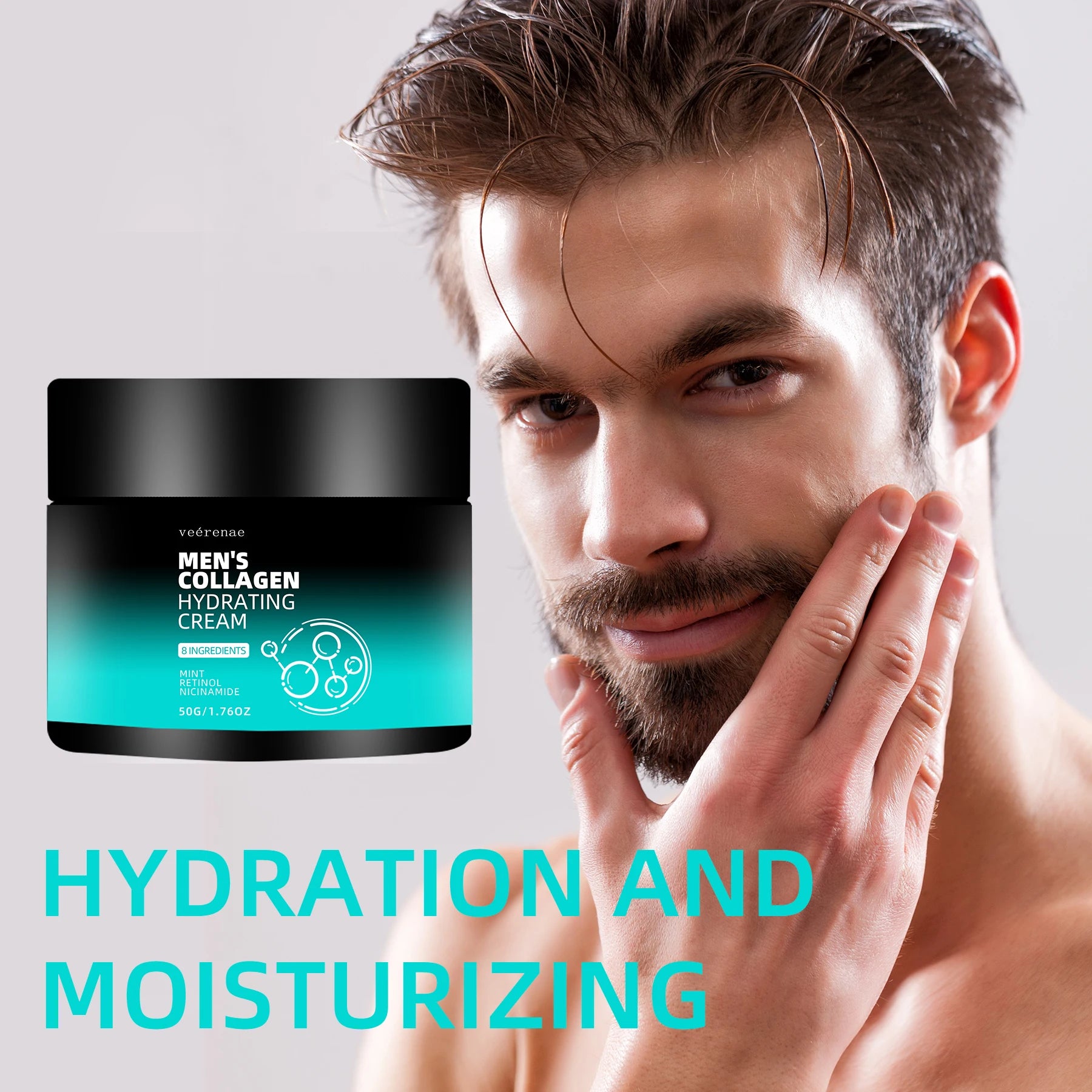 Men's Collagen Hydrating Cream | Oil-Balancing & Firming Formula by Botanica Luxe