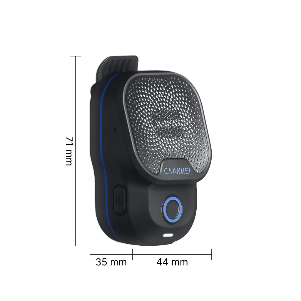 Wearable Bluetooth Speaker IPX7 Waterproof Portable Speakers Outdoor Sport Clip-On Microphone Speaker Calls/Music Mini Sound Box