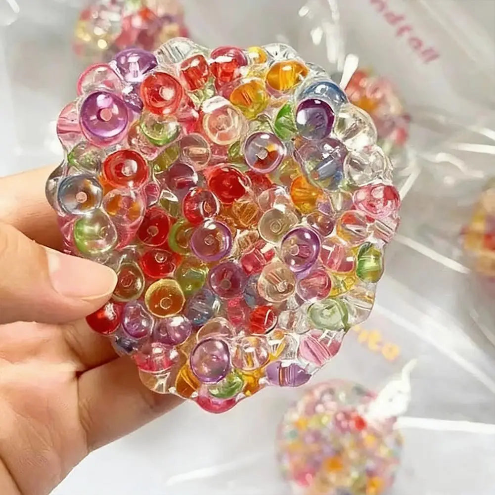 Squishy Balls Ice Beads Squeeze Toy Super Soft Fidget Sensory Toys for Kids Adults Anxiety Stress Relief Slow Rebound Gift