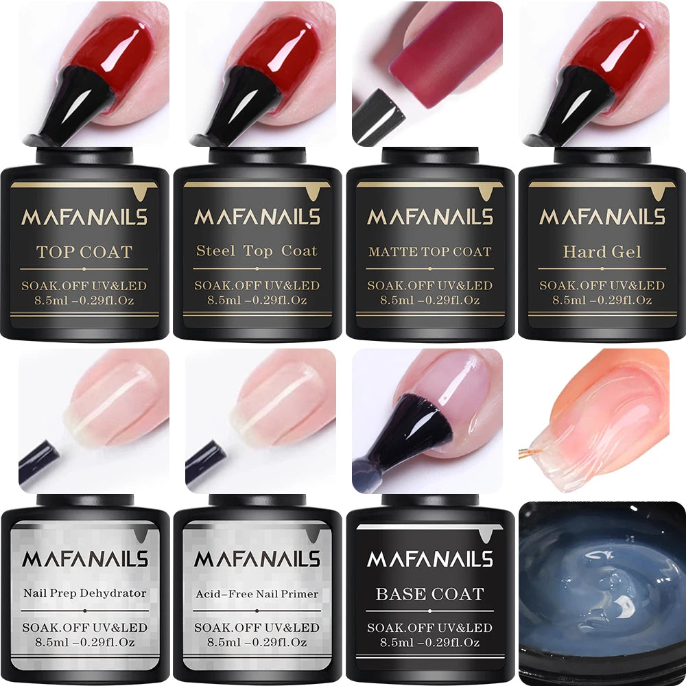 1bottle Matte Gel Top Coat - 8.5ML No Wipe Matte Top Coat UV Soak Off Nail Lamp Polish Finish Long Lasting Matte Nail Gel Polish