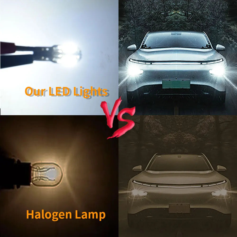 20PCS/PACK T10 5730 8SMD Canbus LED Bulbs W5W 192 194 168 501 2980CW 12V Super Bright White Car Interior Map Dome Parking Lights